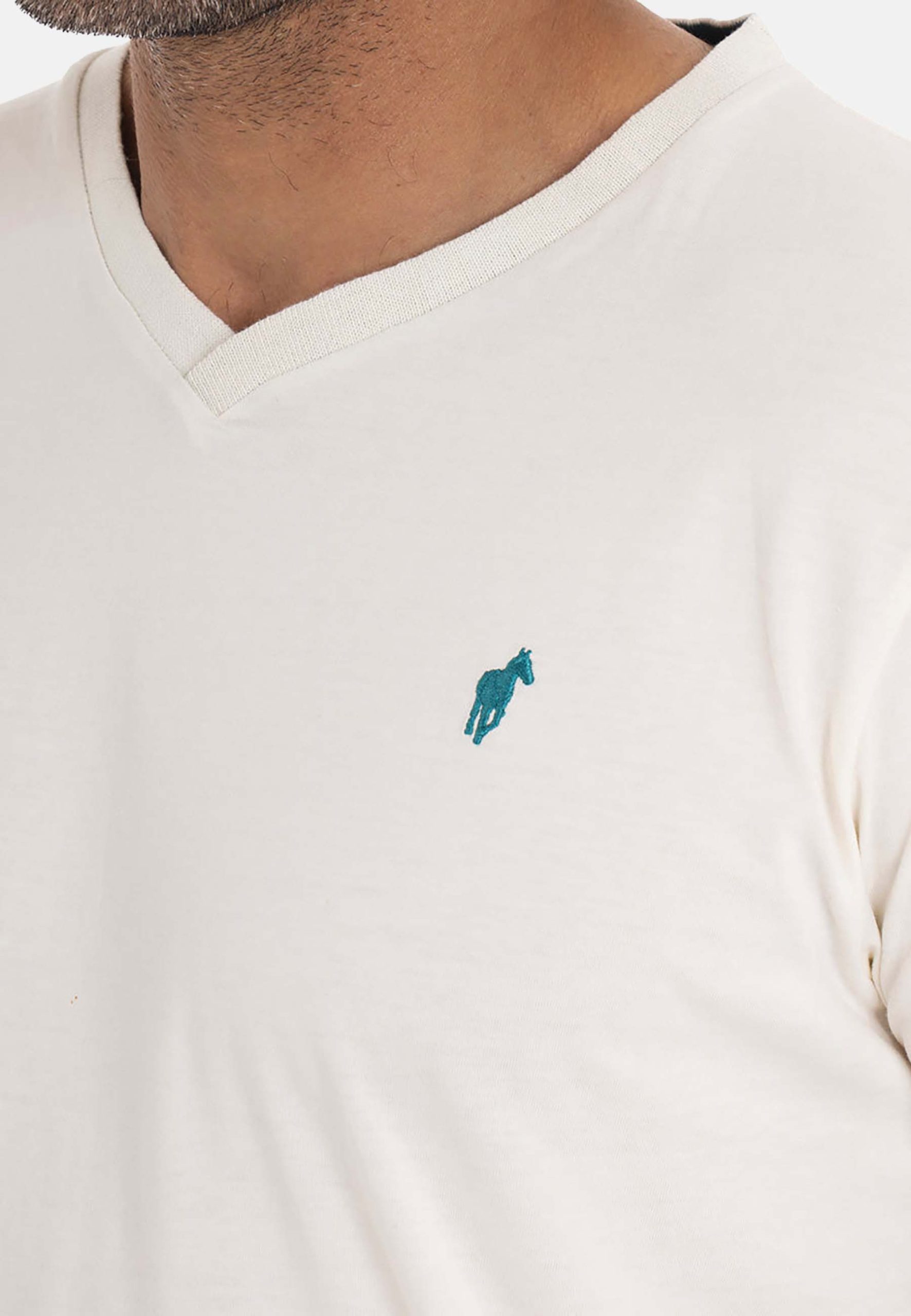 T-shirt TAYRON Ivoire – Image 2