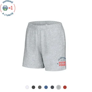 Short coton jersey femme