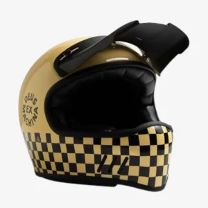 CASQUE CHECKER - VINTAGE WHITE