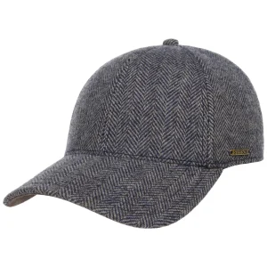 CASQUETTE LAINE CHEVRONS PLANO - BEIGE & BLEU