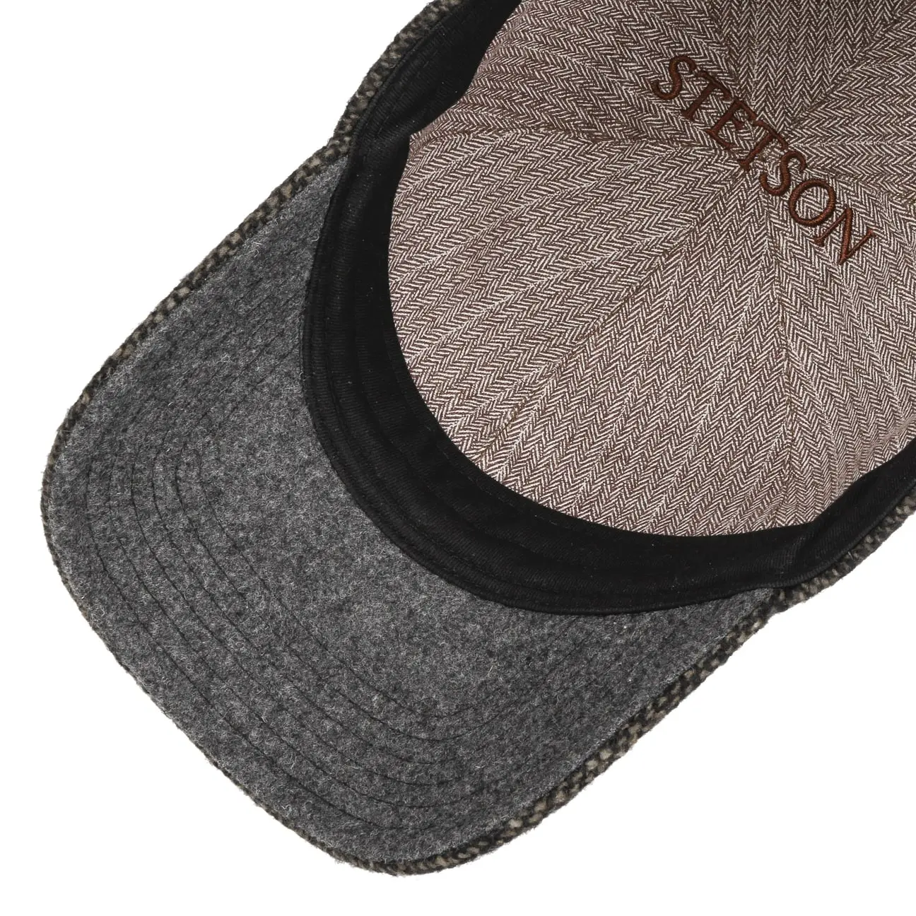 CASQUETTE LAINE DONEGAL TWEED - ANTHRACITE & GRIS – Image 3