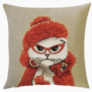 HOUSSE DE COUSSIN CHAT