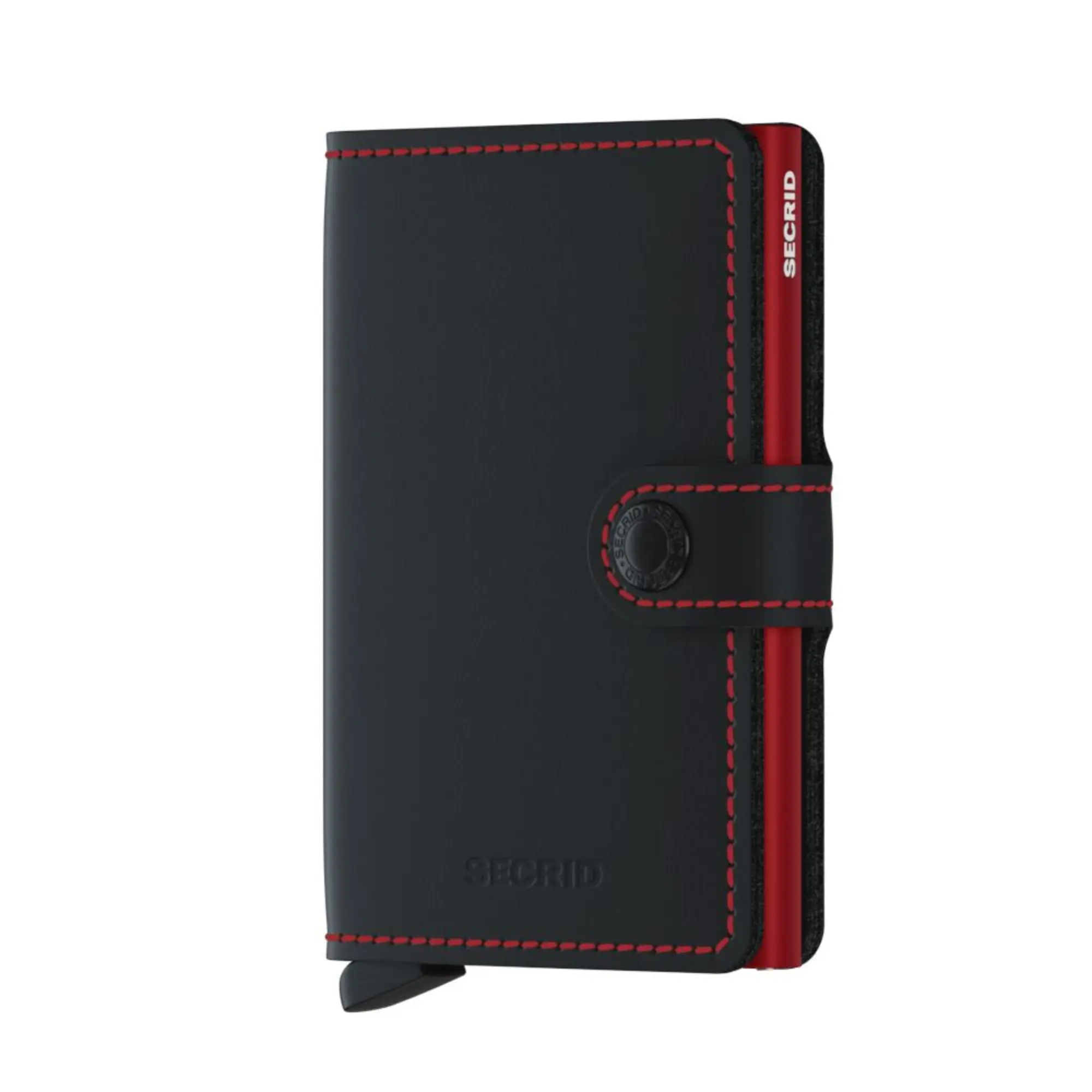 MINIWALLET - MATTE BLACK & RED