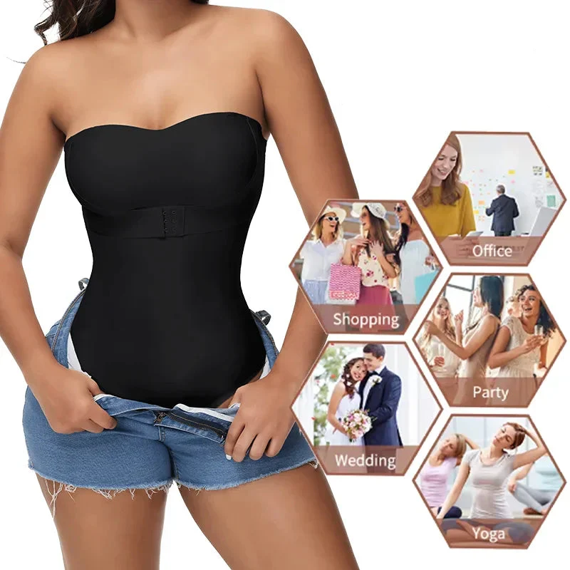 Bustier Body Noir Gaine – Image 3