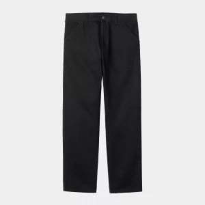 SINGLE KNEE PANT - BLACK RINSED