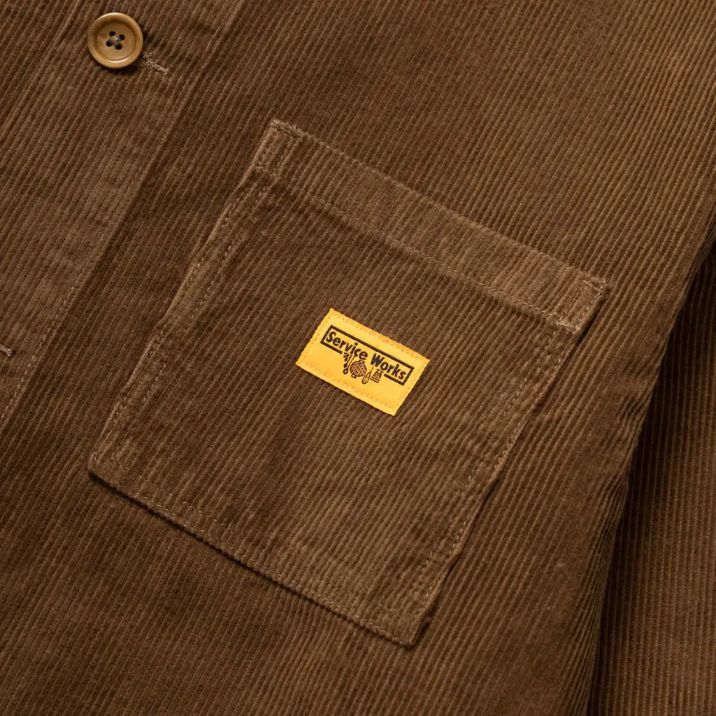 VESTE DE TRAVAIL VELOURS - MARRON – Image 5
