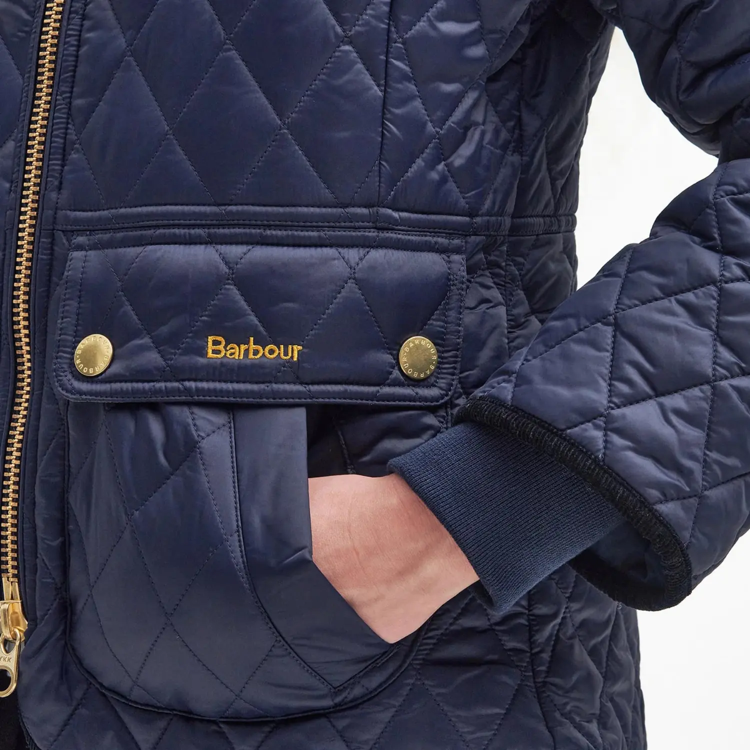 VESTE MATELASSÉE FITTED BEADNELL NAVY – Image 5