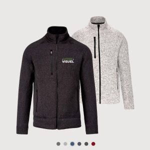 Veste polaire chinée
