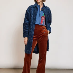 SURCHEMISE MAXI VELOURS JEAN